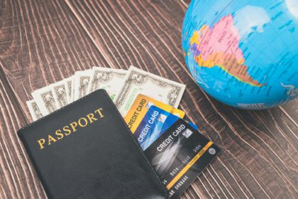 passport Save money for traveling and doing business around the world.